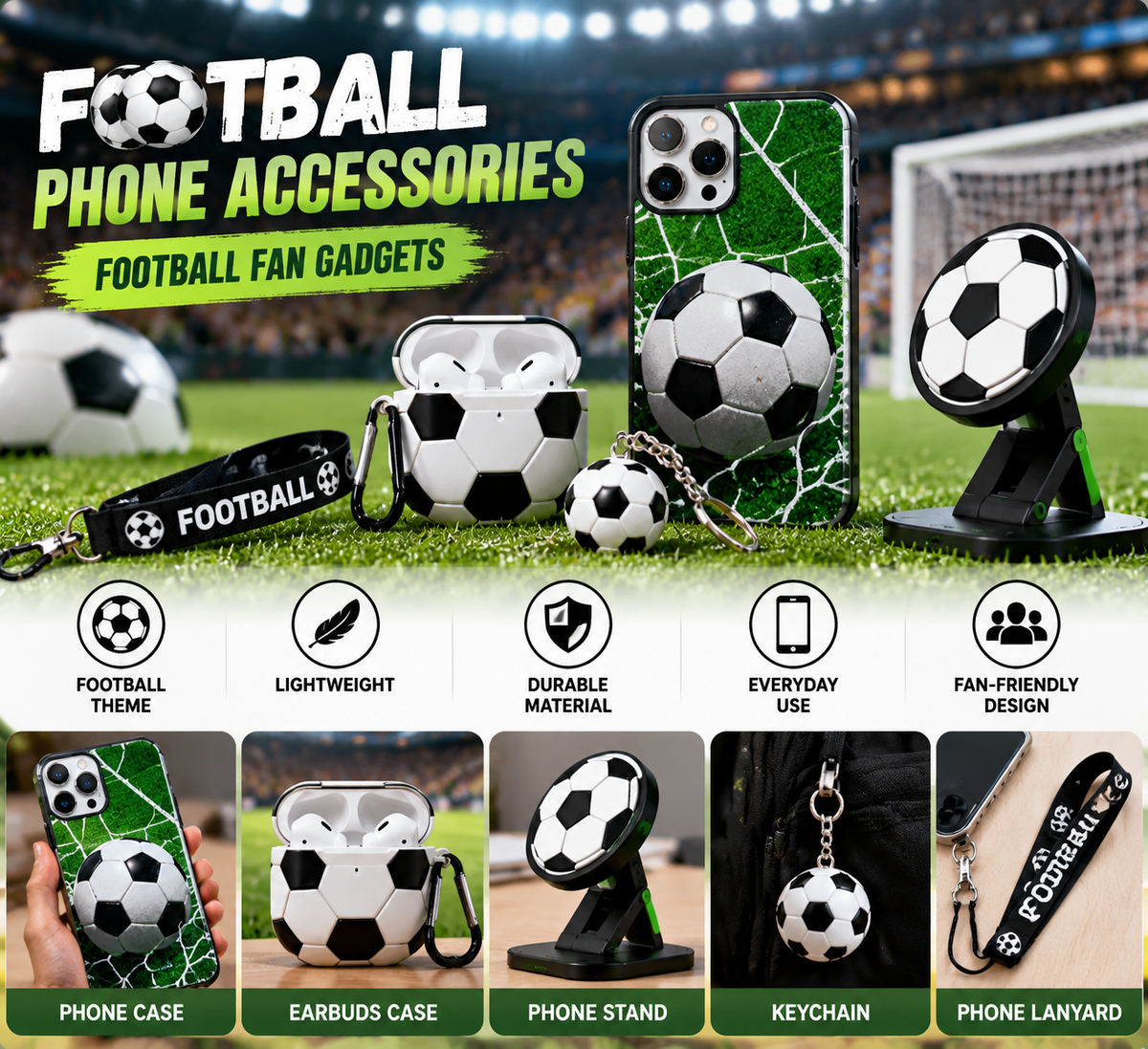 Football Phone Accessories
